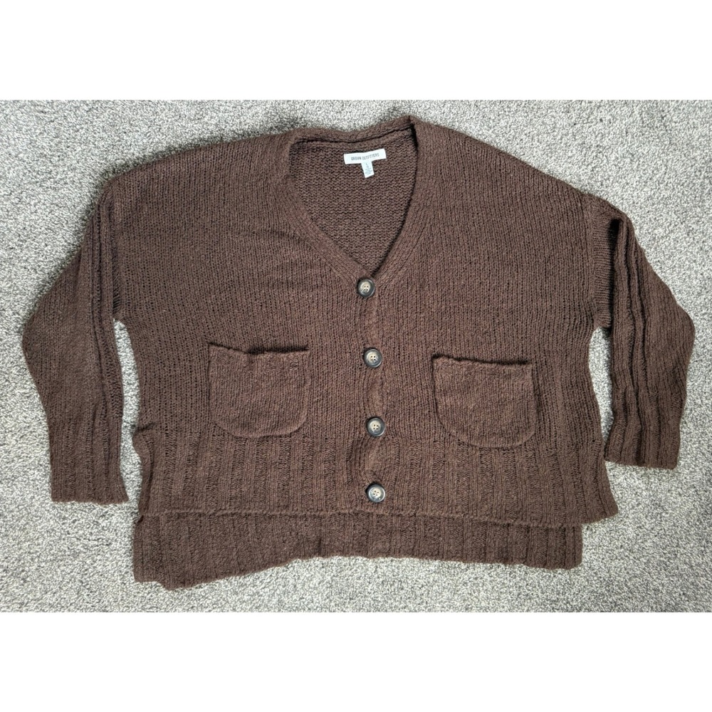 Urban Outfitters Cardigan Women L Brown Chunky Earthy Cozy Forestcore